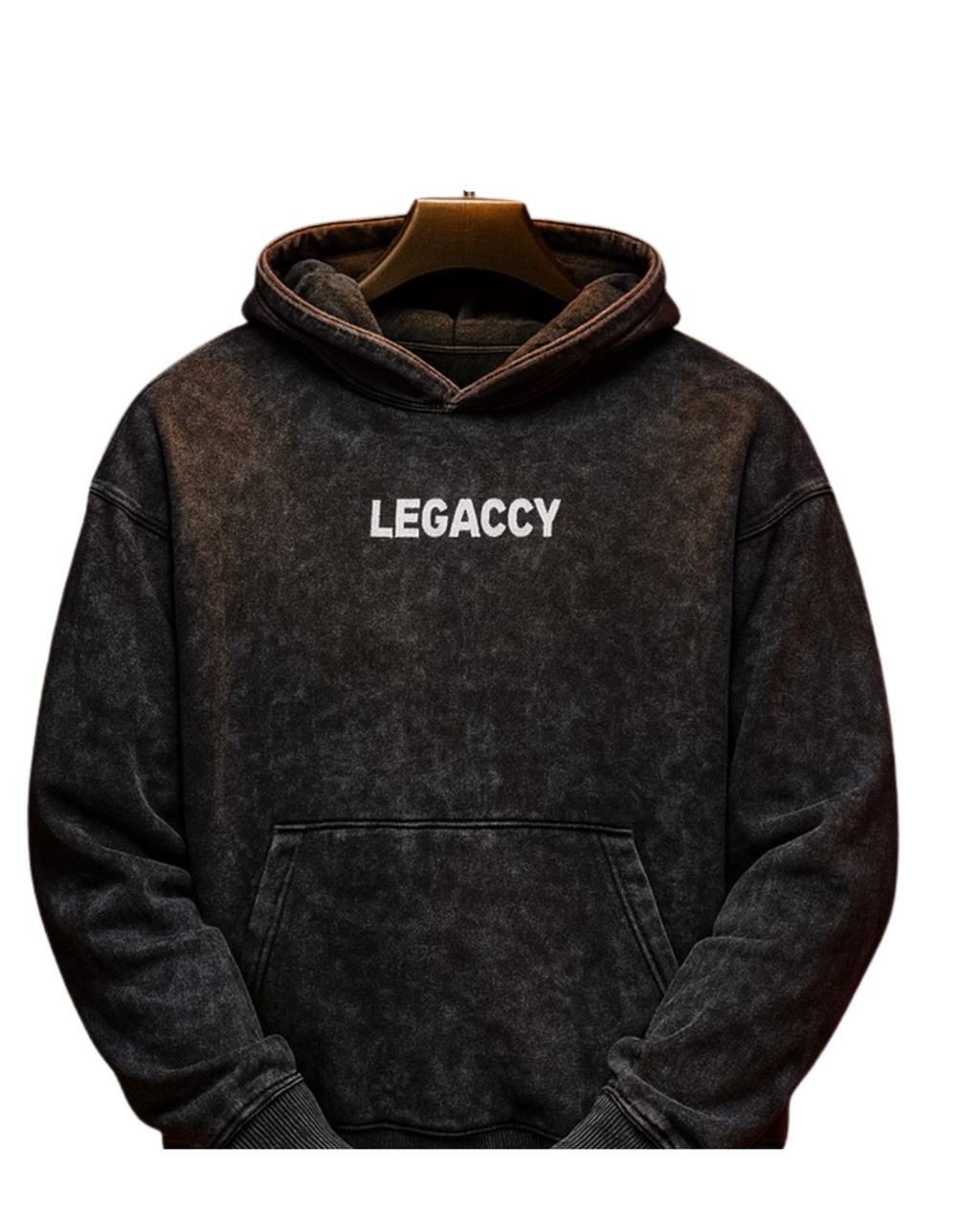 ACIDWASH DROPSHOULDER (BLACK)