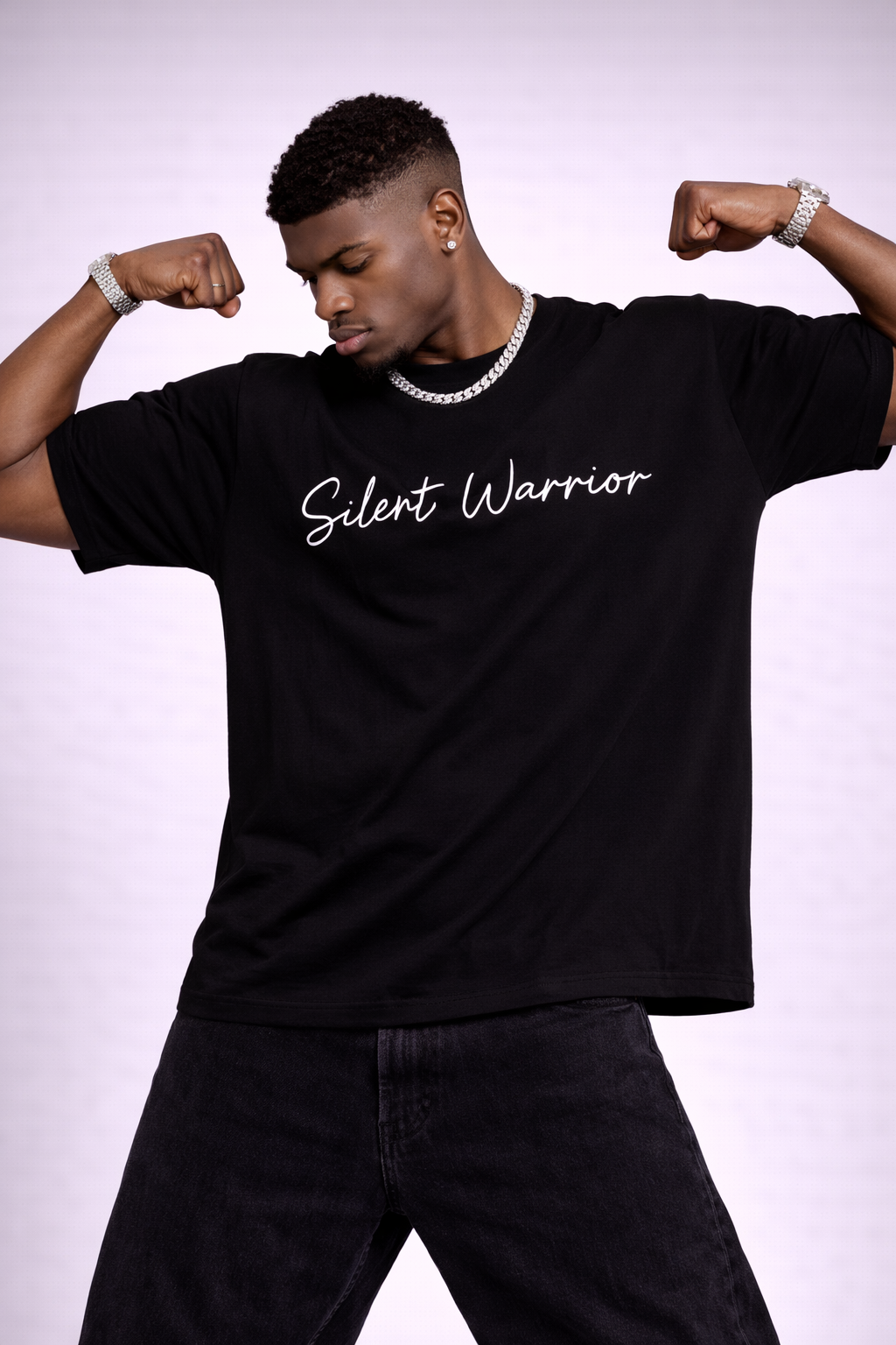 SILENT WARRIOR - OVERSIZED TEE