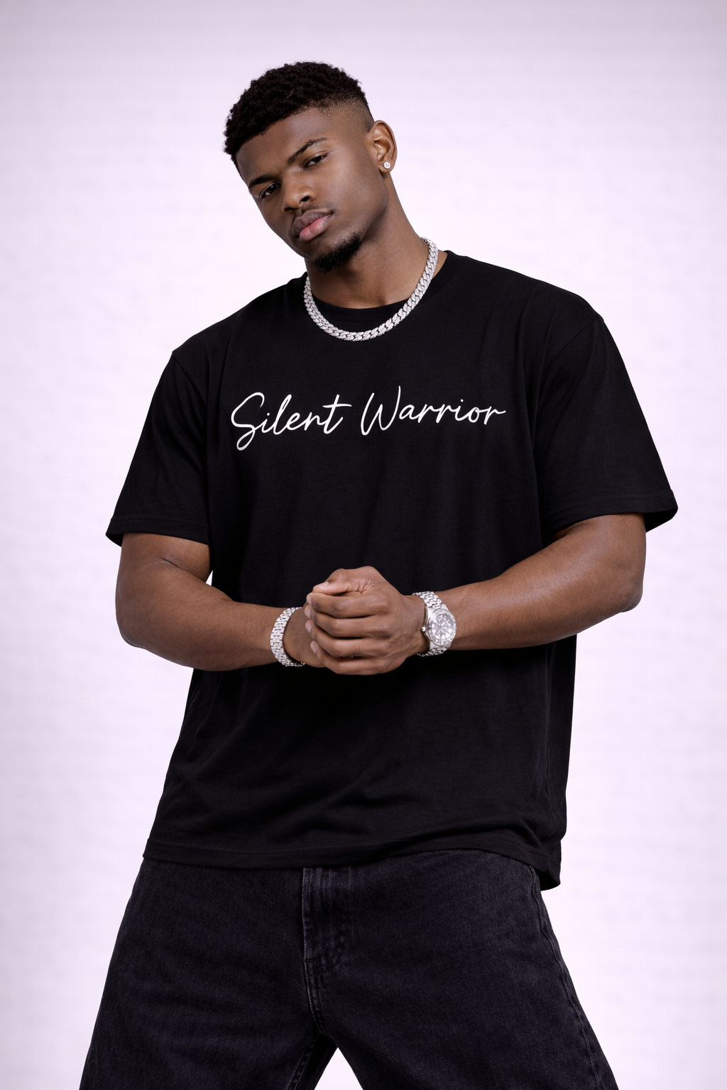 SILENT WARRIOR - OVERSIZED TEE