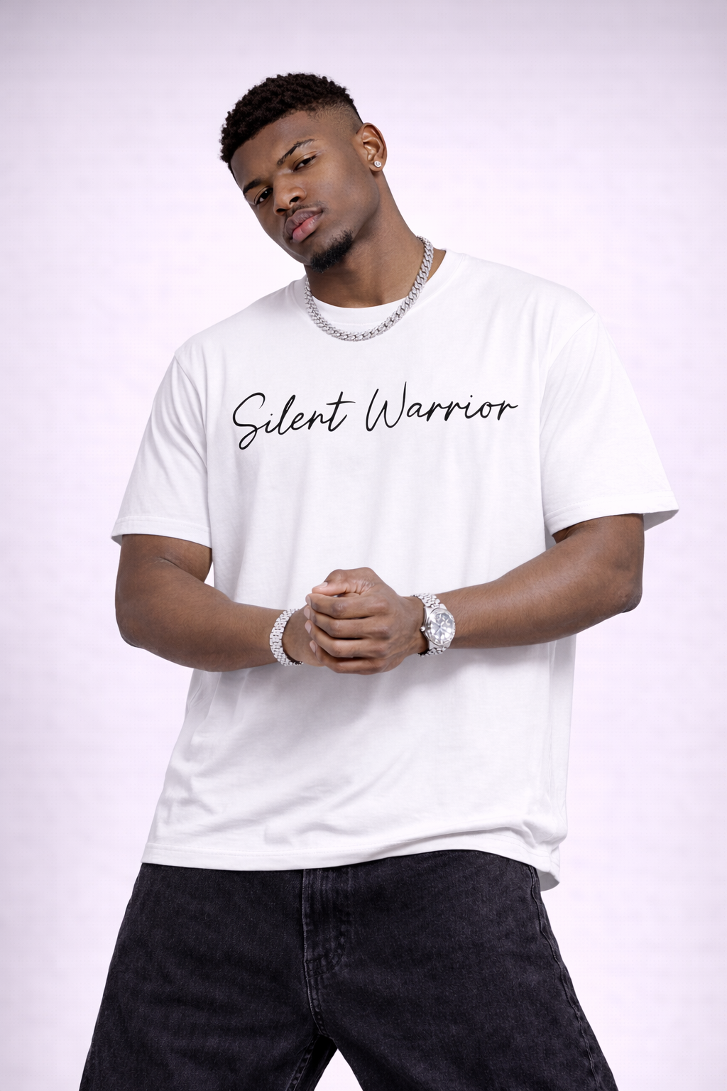 SILENT WARRIOR - OVERSIZED TEE