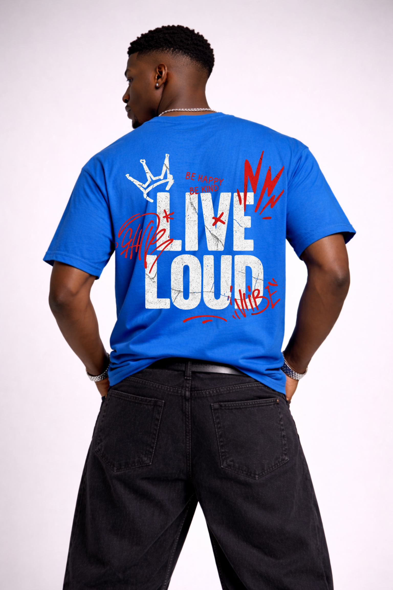 LIVE LOUD - OVERSIZED TEE