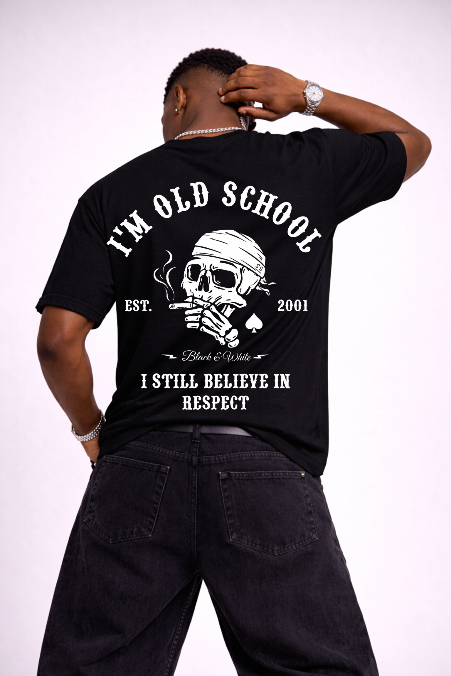 OLD SCHOOL - OVERSIZED TEE
